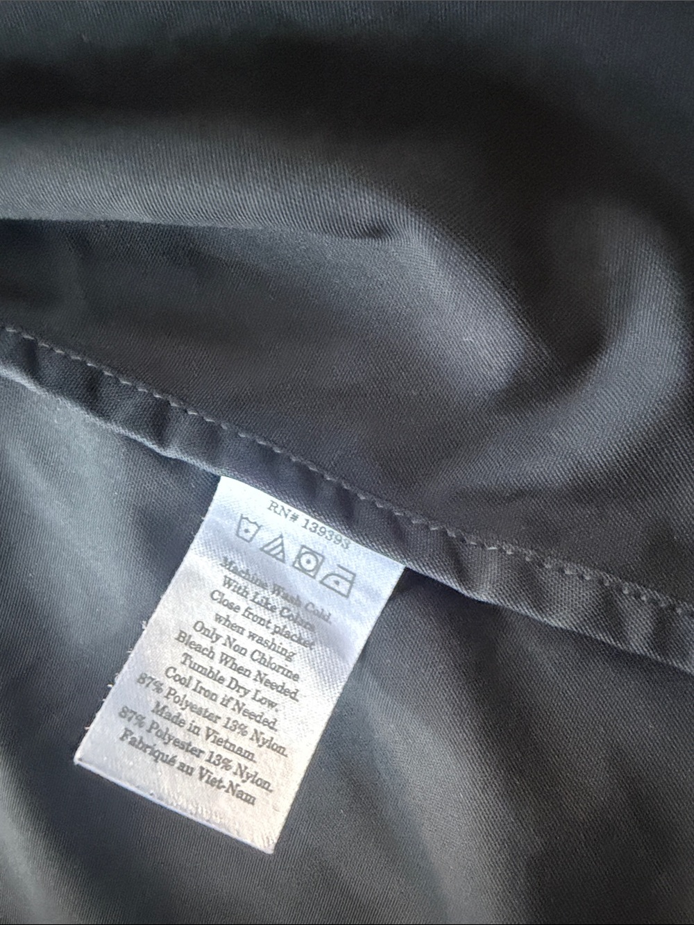 Everlane City Anorak hooded rain Jacket in black minimalist capsule Small - Picture 10 of 12